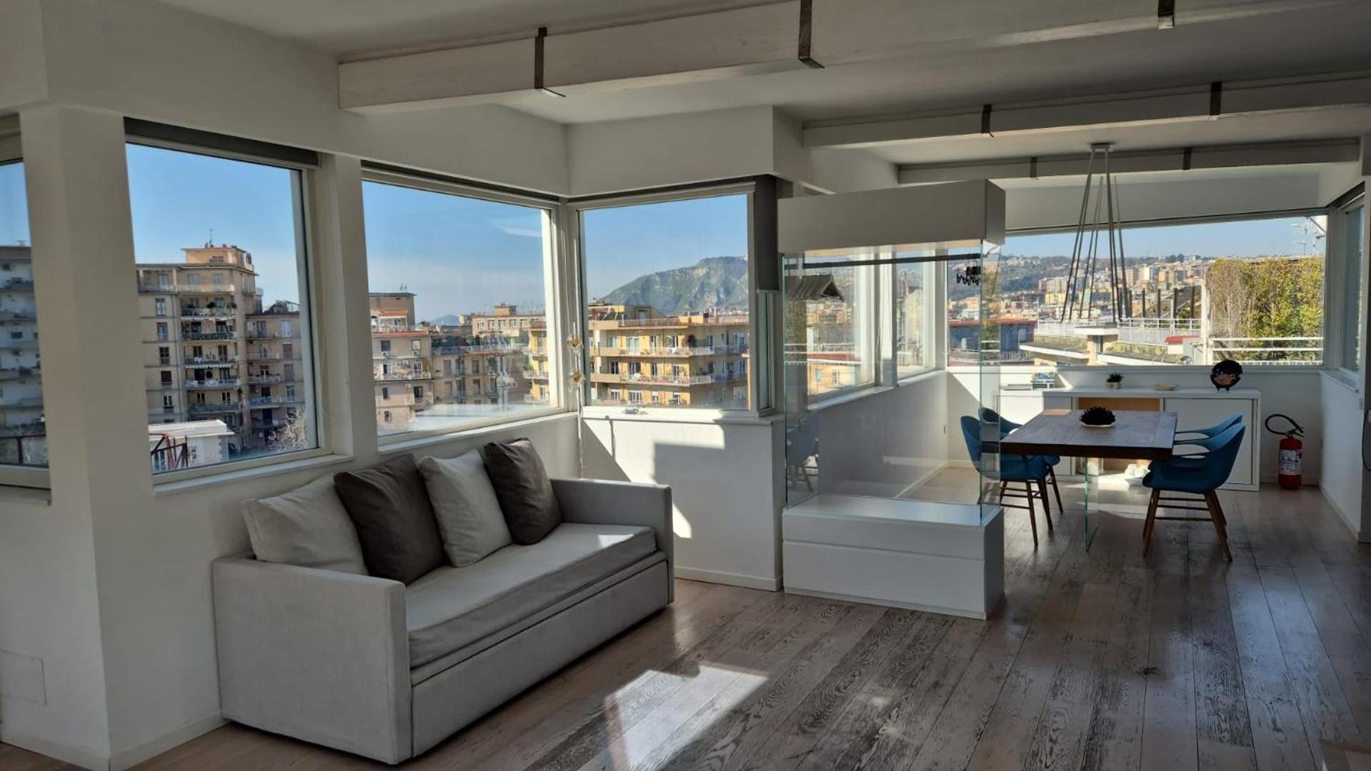 Terrazza Manu - Loft Suspended Over The City-Vomero Napoli Eksteriør bilde