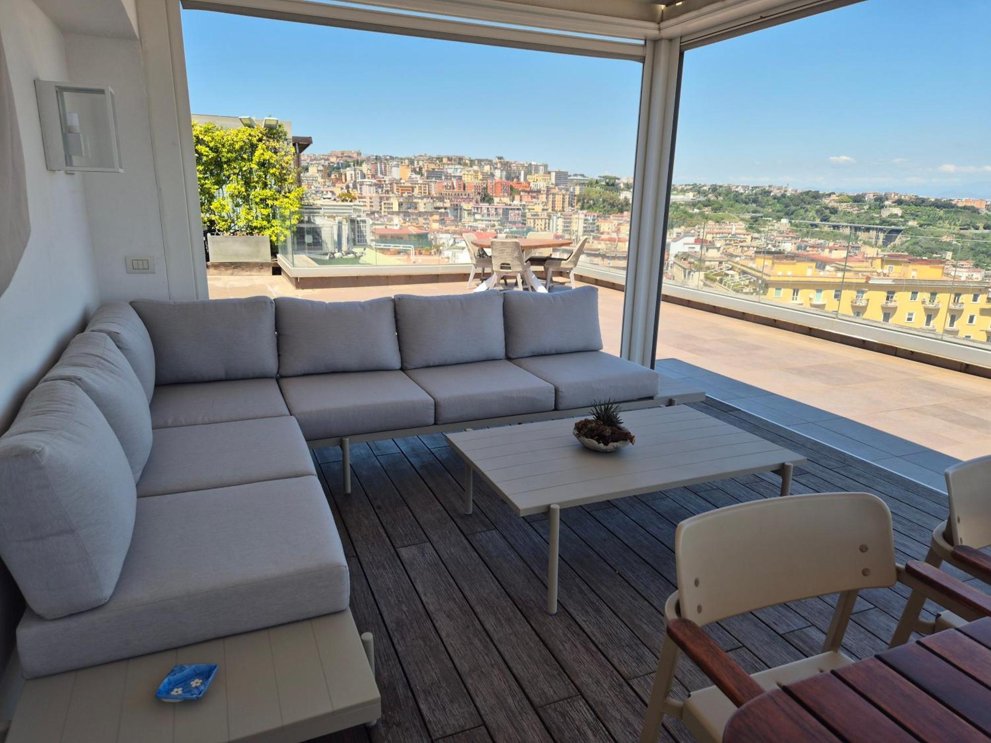 Terrazza Manu - Loft Suspended Over The City-Vomero Napoli Eksteriør bilde