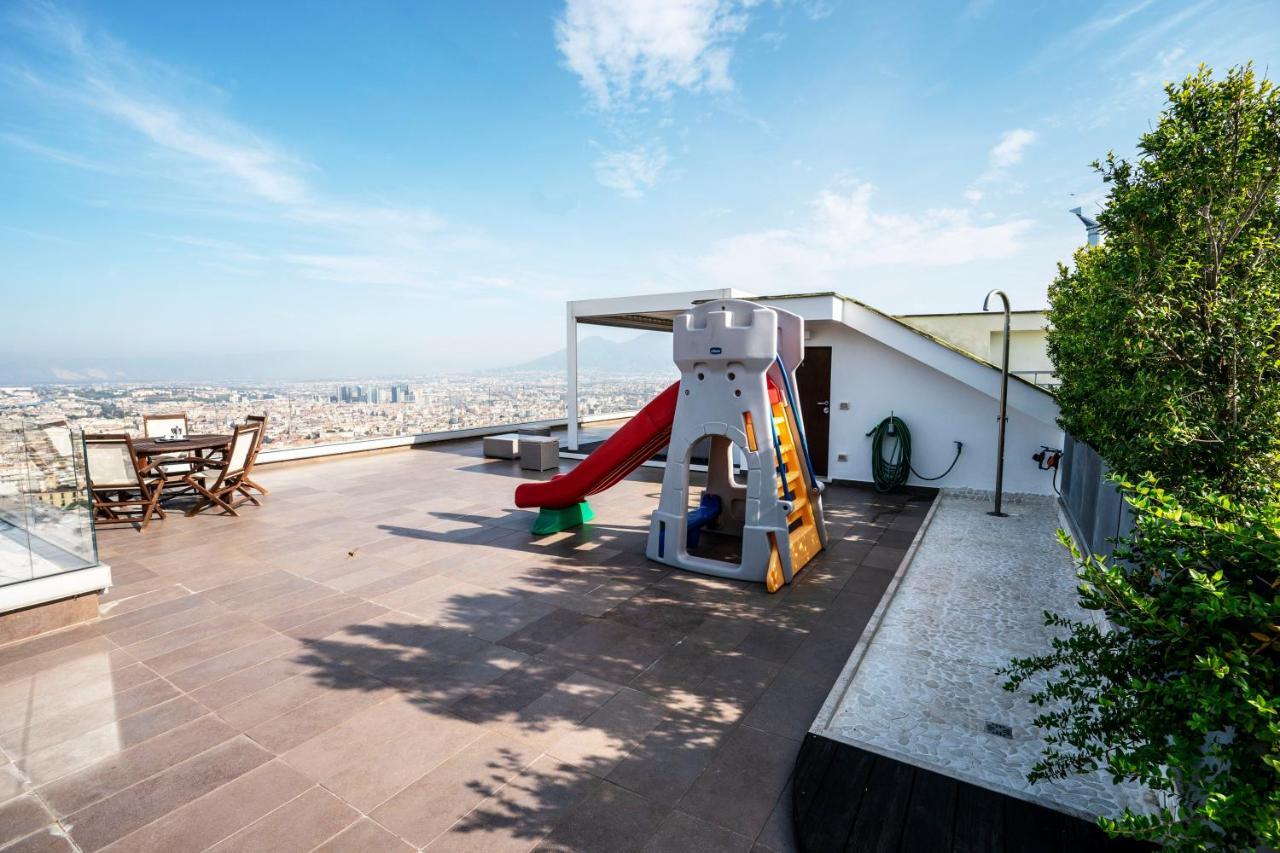 Terrazza Manu - Loft Suspended Over The City-Vomero Napoli Eksteriør bilde